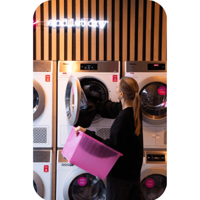 Clean Kokos laundromats are located in Oslo and Bergen. Clean Kokos laundromats are located in Oslo and Bergen.