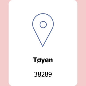 Use the code 38289 for Clean Kokos Tøyen. Use the code 38289 for Clean Kokos Tøyen.