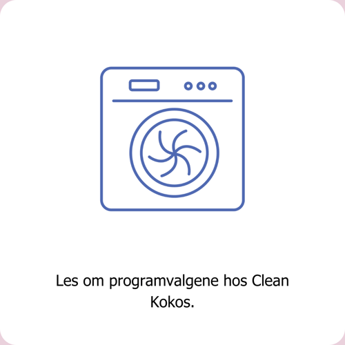 Les om programvalgene hos Clean Kokos.
