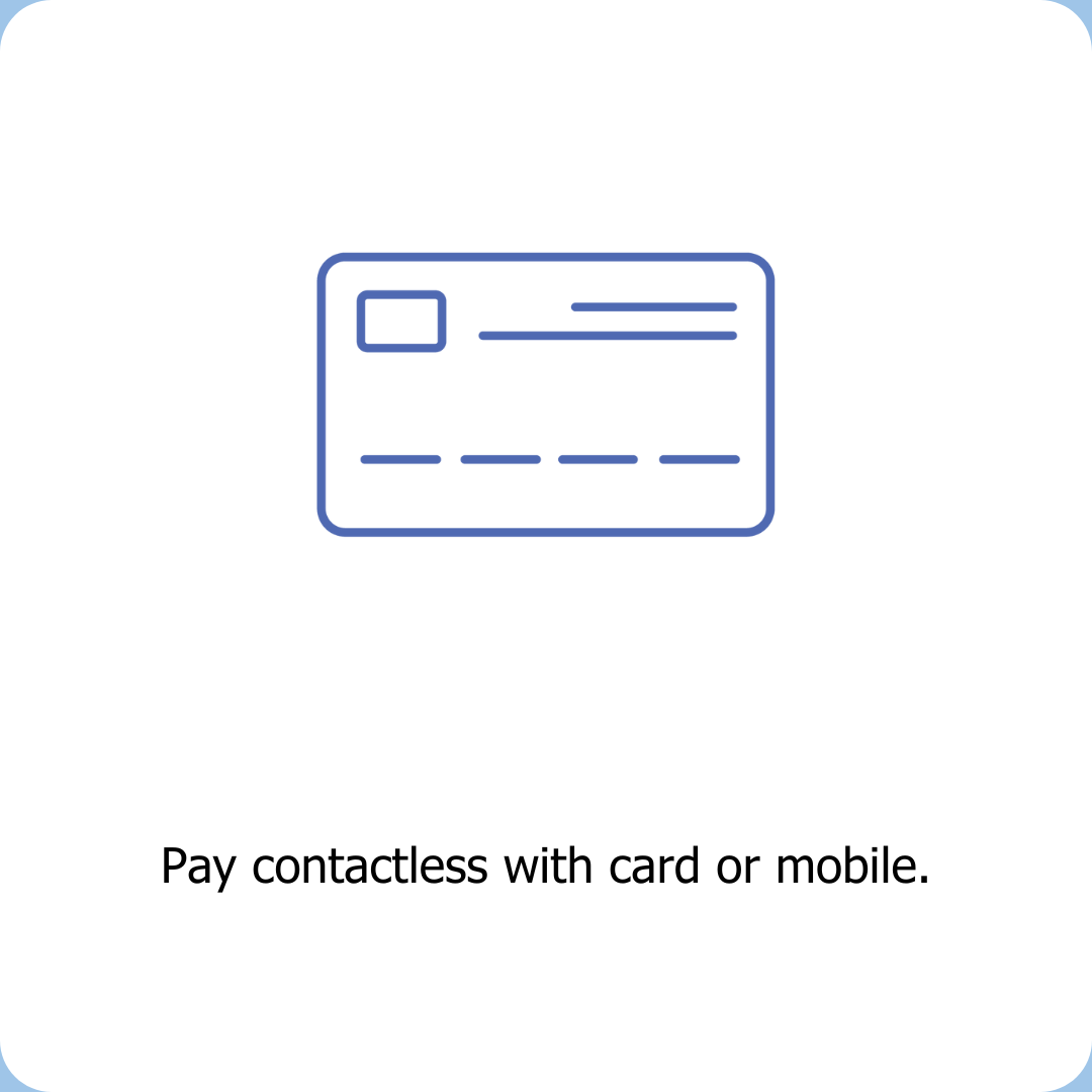At Clean Kokos you can pay contactless with card or phone.